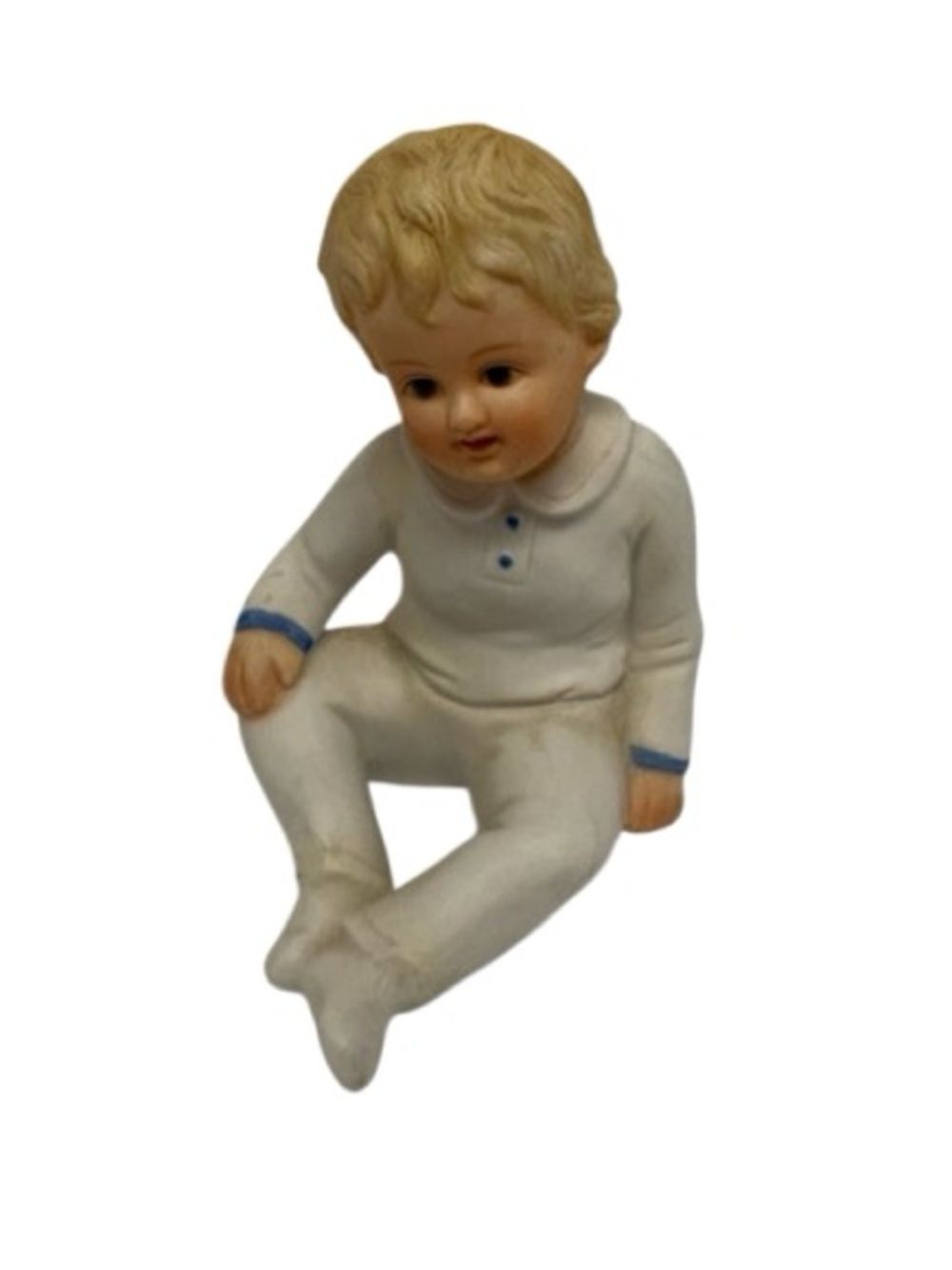Andrea by Sadek Piano Baby Boy 8376 Japan Sitting Boy Mid-Century Modern